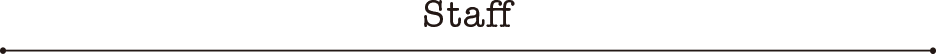 Staff